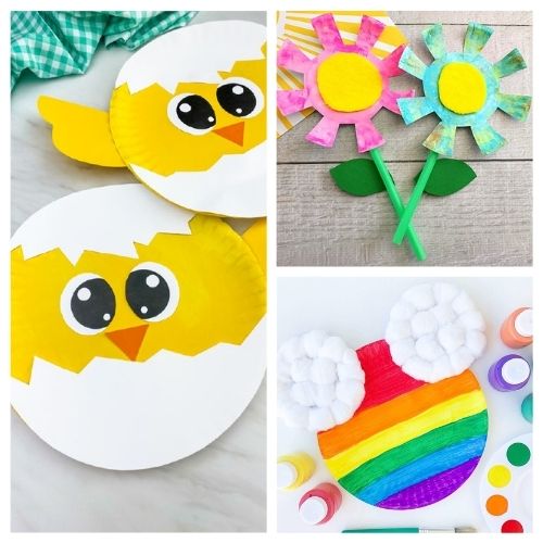 20 Cute Spring Paper Plate Kids Crafts- A Cultivated Nest